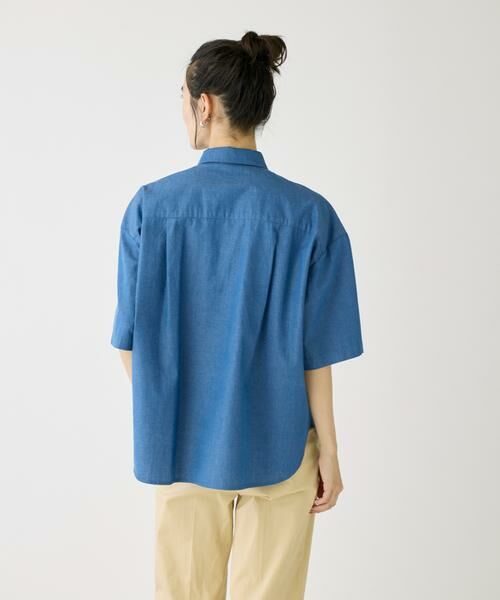 I.T.'S. international / イッツインターナショナル シャツ・ブラウス | ライトデニムワークポケットシャツ | 詳細6