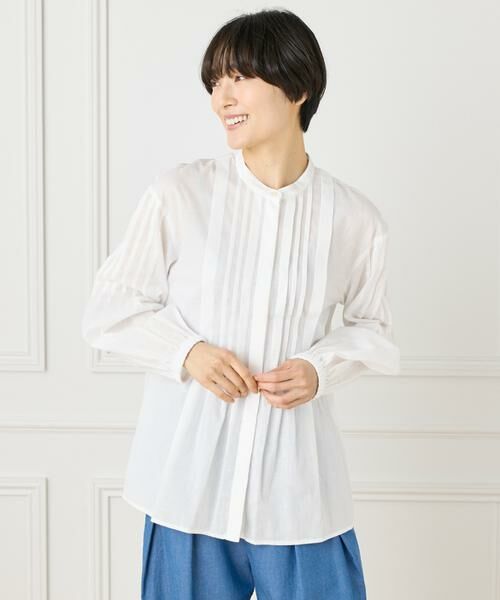 I.T.'S. international / イッツインターナショナル シャツ・ブラウス | ピンタックシャツブラウス | 詳細1