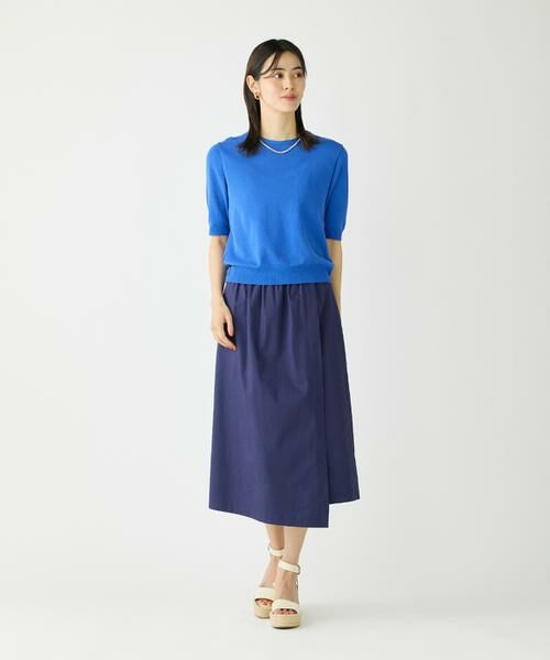 I.T.'S. international / イッツインターナショナル ニット・セーター | クルーネック5分袖ニット《ガスコットン》 | 詳細5