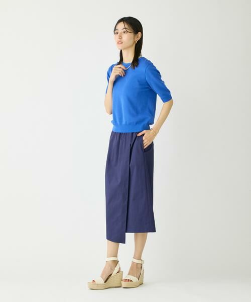 I.T.'S. international / イッツインターナショナル ニット・セーター | クルーネック5分袖ニット《ガスコットン》 | 詳細6