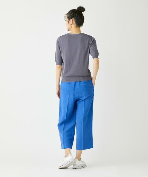 I.T.'S. international / イッツインターナショナル ニット・セーター | クルーネック5分袖ニット《ガスコットン》 | 詳細19