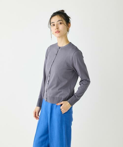 I.T.'S. international / イッツインターナショナル カーディガン・ボレロ | クルーネックカーディガン《ガスコットン》 | 詳細13