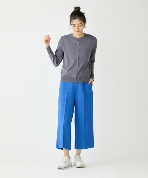 I.T.'S. international / イッツインターナショナル カーディガン・ボレロ | クルーネックカーディガン《ガスコットン》 | 詳細3