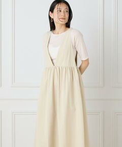 I.T.'S. international / イッツインターナショナル ミニ丈・ひざ丈ワンピース | Vラインワンピース