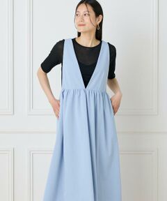 I.T.'S. international / イッツインターナショナル ミニ丈・ひざ丈ワンピース | Vラインワンピース