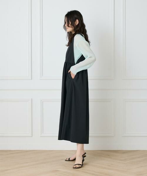 I.T.'S. international / イッツインターナショナル ミニ丈・ひざ丈ワンピース | Vラインワンピース | 詳細12