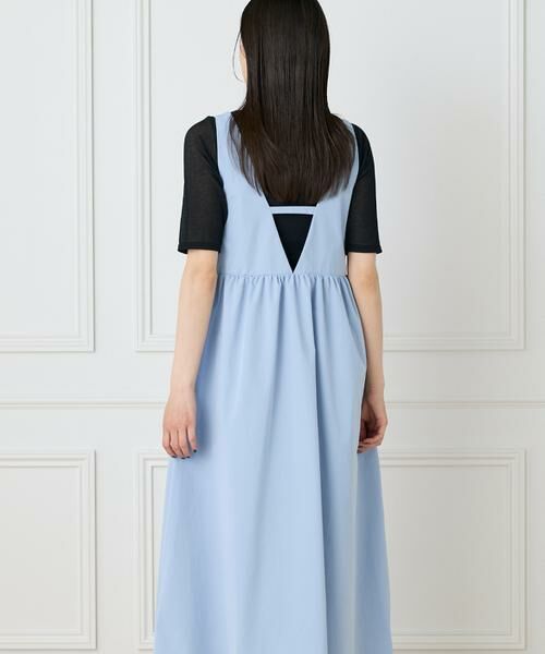 I.T.'S. international / イッツインターナショナル ミニ丈・ひざ丈ワンピース | Vラインワンピース | 詳細15