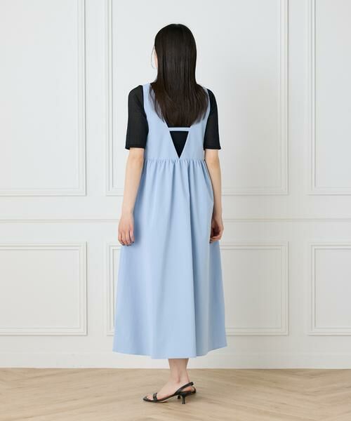 I.T.'S. international / イッツインターナショナル ミニ丈・ひざ丈ワンピース | Vラインワンピース | 詳細4
