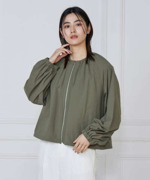 I.T.'S. international / イッツインターナショナル ブルゾン | ギャザーブルゾン | 詳細9