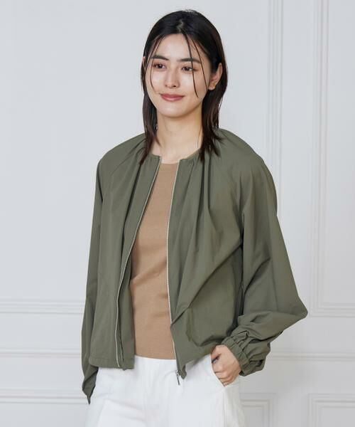 I.T.'S. international / イッツインターナショナル ブルゾン | ギャザーブルゾン | 詳細14