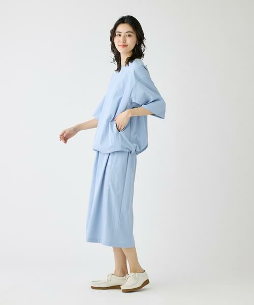 I.T.'S. international / イッツインターナショナル ロング・マキシ丈スカート | ドローコードギャザータイトスカート | 詳細6