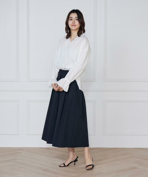 I.T.'S. international / イッツインターナショナル ロング・マキシ丈スカート | ランダムタックスカート | 詳細6