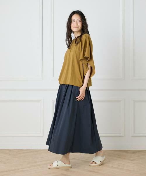 I.T.'S. international / イッツインターナショナル ミニ・ひざ丈スカート | タックフレアスカート | 詳細10