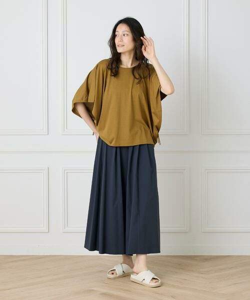 I.T.'S. international / イッツインターナショナル ミニ・ひざ丈スカート | タックフレアスカート | 詳細11