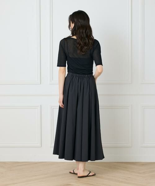 I.T.'S. international / イッツインターナショナル ミニ・ひざ丈スカート | タックフレアスカート | 詳細14