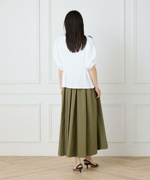 I.T.'S. international / イッツインターナショナル ミニ・ひざ丈スカート | タックフレアスカート | 詳細8