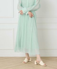 I.T.'S. international / イッツインターナショナル ロング・マキシ丈スカート | シアー楊柳スカート