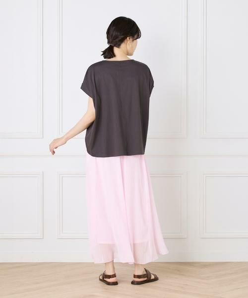 I.T.'S. international / イッツインターナショナル ロング・マキシ丈スカート | シアー楊柳スカート | 詳細12