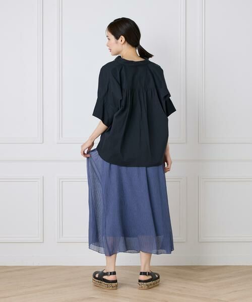 I.T.'S. international / イッツインターナショナル ロング・マキシ丈スカート | シアー楊柳スカート | 詳細30