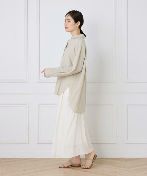 I.T.'S. international / イッツインターナショナル ロング・マキシ丈スカート | シアー楊柳スカート | 詳細24