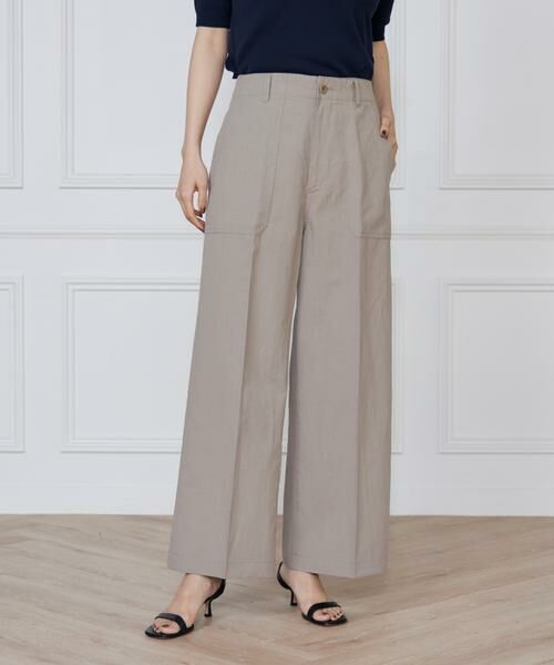 I.T.'S. international / イッツインターナショナル その他パンツ | ベイカーワイドパンツ（モカチャ3）