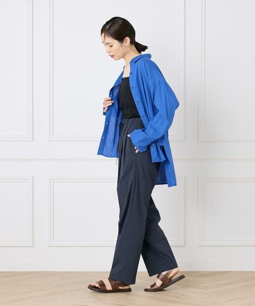 I.T.'S. international / イッツインターナショナル スラックス・ドレスパンツ | タックテーパードイージーパンツ | 詳細11