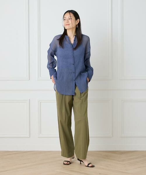 I.T.'S. international / イッツインターナショナル スラックス・ドレスパンツ | タックテーパードイージーパンツ | 詳細12