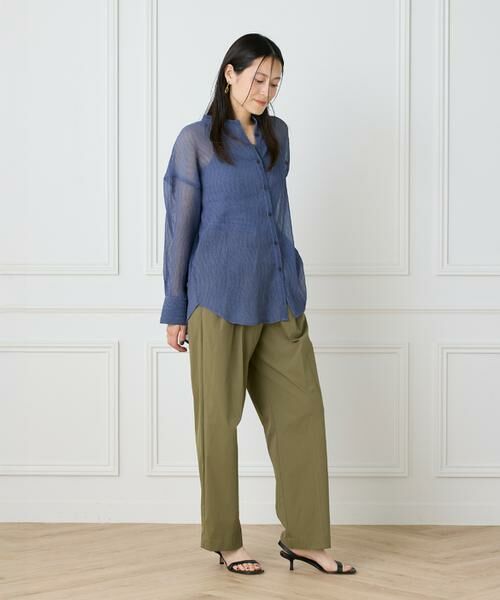 I.T.'S. international / イッツインターナショナル スラックス・ドレスパンツ | タックテーパードイージーパンツ | 詳細13