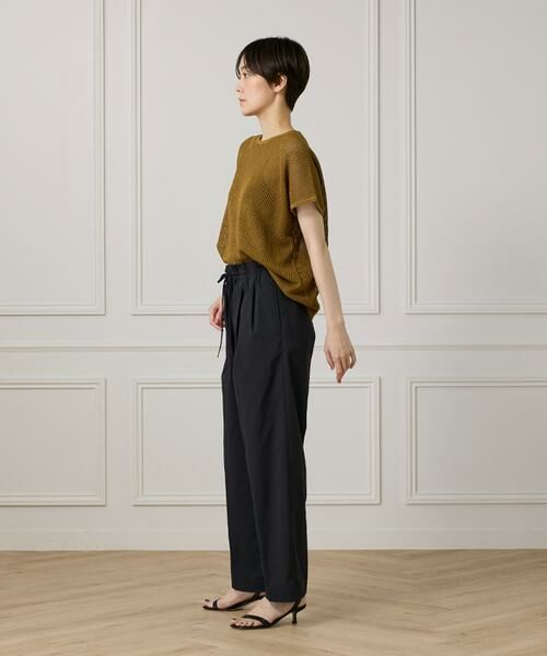 I.T.'S. international / イッツインターナショナル スラックス・ドレスパンツ | タックテーパードイージーパンツ | 詳細4