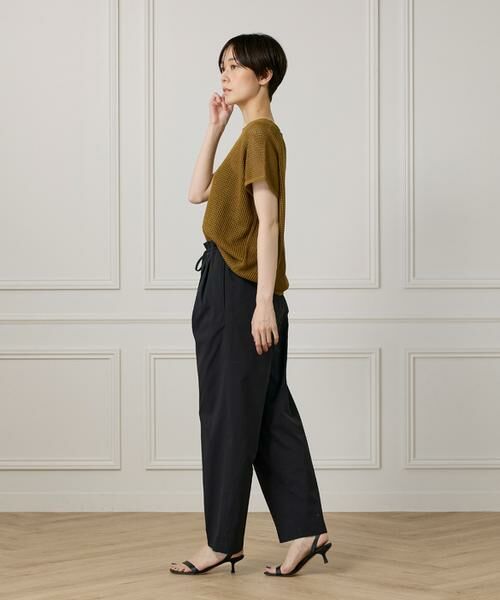 I.T.'S. international / イッツインターナショナル スラックス・ドレスパンツ | タックテーパードイージーパンツ | 詳細5