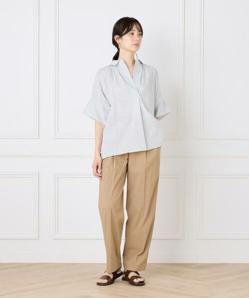 I.T.'S. international / イッツインターナショナル スラックス・ドレスパンツ | タックテーパードイージーパンツ | 詳細6