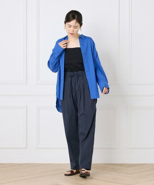 I.T.'S. international / イッツインターナショナル スラックス・ドレスパンツ | タックテーパードイージーパンツ | 詳細9