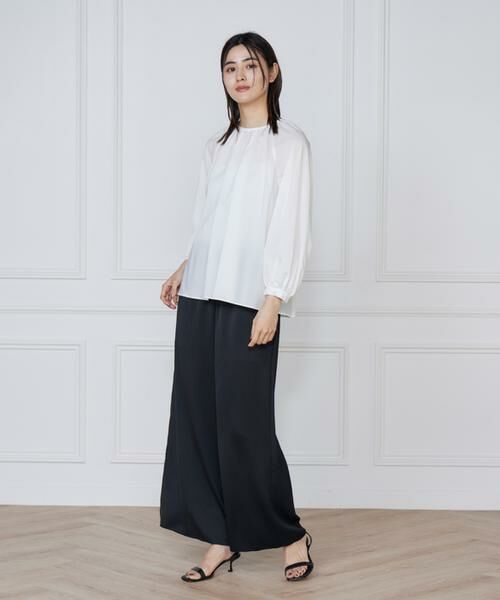 I.T.'S. international / イッツインターナショナル その他パンツ | クレープ楊柳イージーパンツ | 詳細10