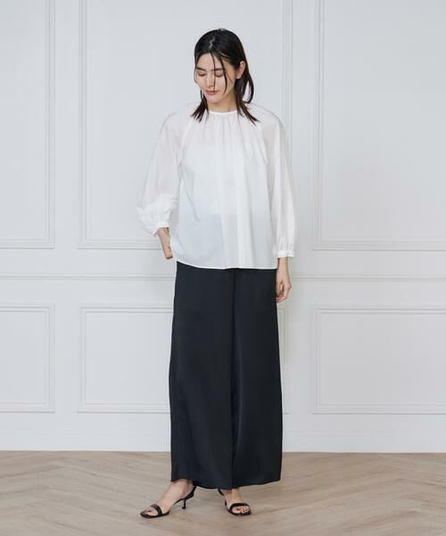 I.T.'S. international / イッツインターナショナル その他パンツ | クレープ楊柳イージーパンツ | 詳細11