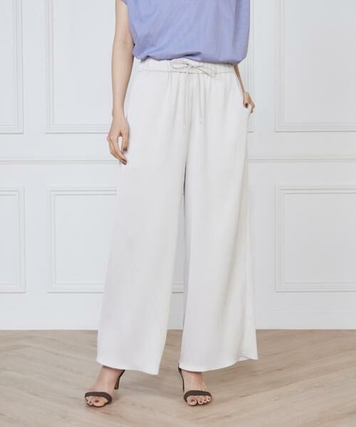 I.T.'S. international / イッツインターナショナル その他パンツ | クレープ楊柳イージーパンツ | 詳細12