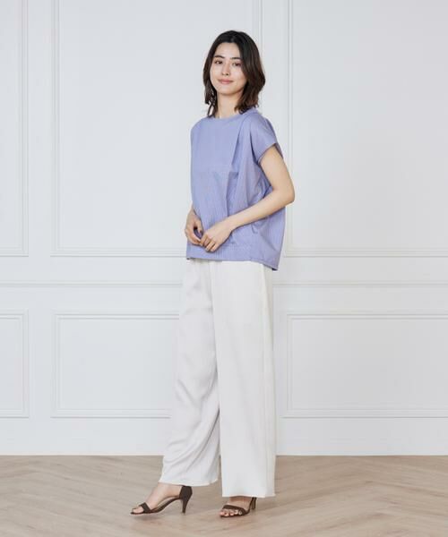 I.T.'S. international / イッツインターナショナル その他パンツ | クレープ楊柳イージーパンツ | 詳細3