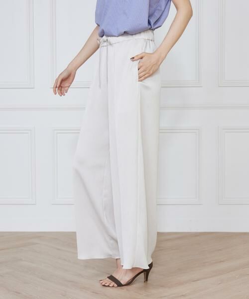 I.T.'S. international / イッツインターナショナル その他パンツ | クレープ楊柳イージーパンツ | 詳細13