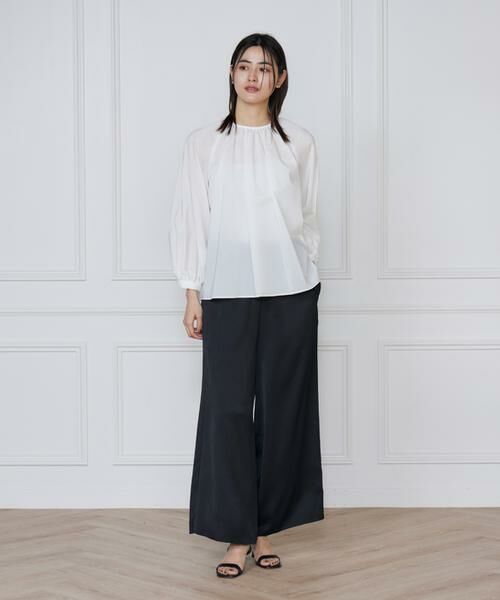 I.T.'S. international / イッツインターナショナル その他パンツ | クレープ楊柳イージーパンツ | 詳細21
