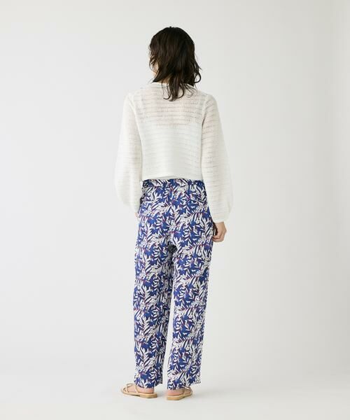 I.T.'S. international / イッツインターナショナル その他パンツ | ブルーフラワーストレートイージーパンツ | 詳細5