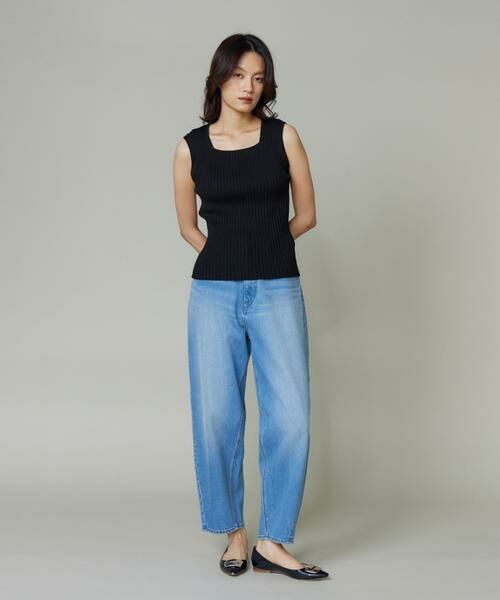 I.T.'S. international / イッツインターナショナル ベスト | 2wayネックリブノースリーブ | 詳細6