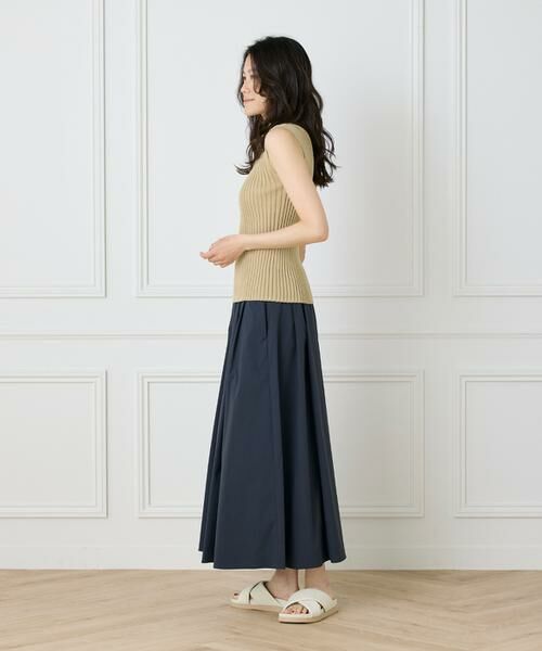 I.T.'S. international / イッツインターナショナル ベスト | 2wayネックリブノースリーブ | 詳細18