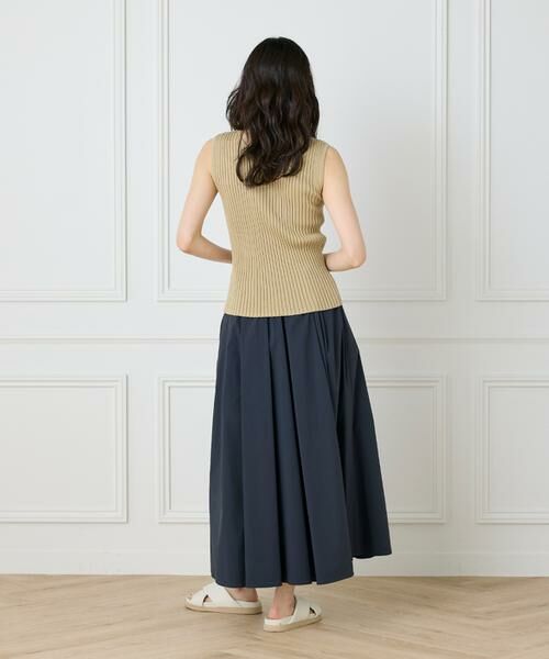 I.T.'S. international / イッツインターナショナル ベスト | 2wayネックリブノースリーブ | 詳細19