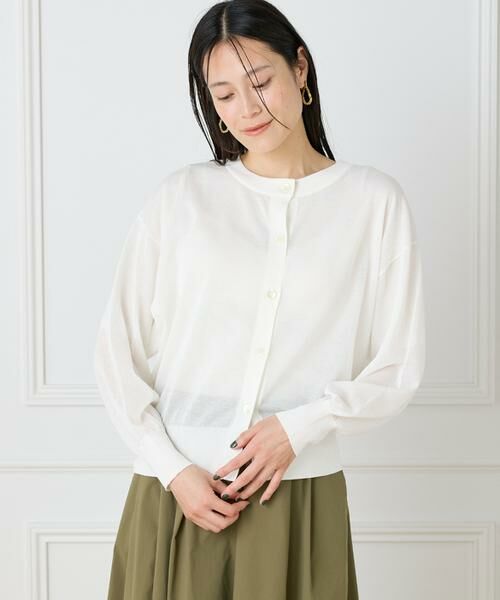 I.T.'S. international / イッツインターナショナル カーディガン・ボレロ | 2WAYシアーカーディガン | 詳細1