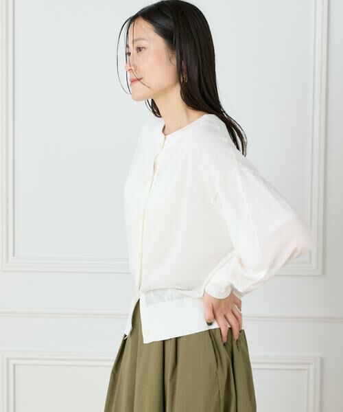 I.T.'S. international / イッツインターナショナル カーディガン・ボレロ | 2WAYシアーカーディガン | 詳細13