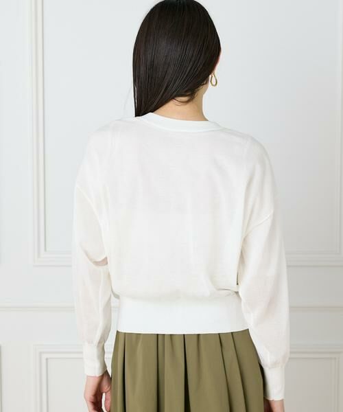 I.T.'S. international / イッツインターナショナル カーディガン・ボレロ | 2WAYシアーカーディガン | 詳細14