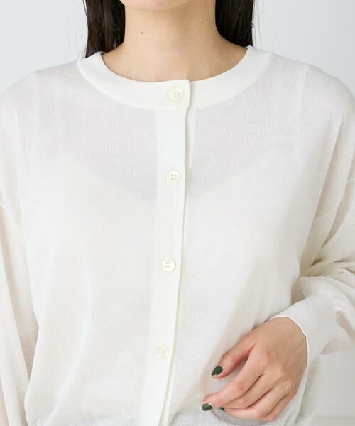 I.T.'S. international / イッツインターナショナル カーディガン・ボレロ | 2WAYシアーカーディガン | 詳細15