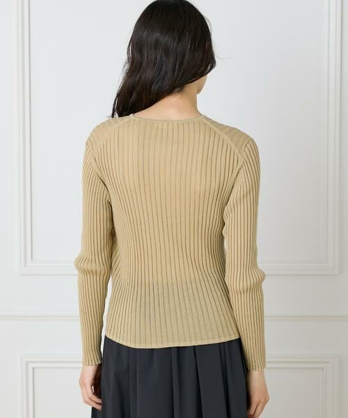 I.T.'S. international / イッツインターナショナル カーディガン・ボレロ | シアーリブカーディガン | 詳細11