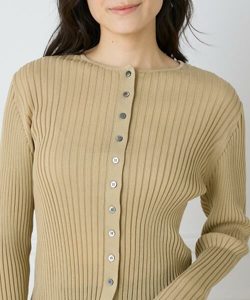 I.T.'S. international / イッツインターナショナル カーディガン・ボレロ | シアーリブカーディガン | 詳細12