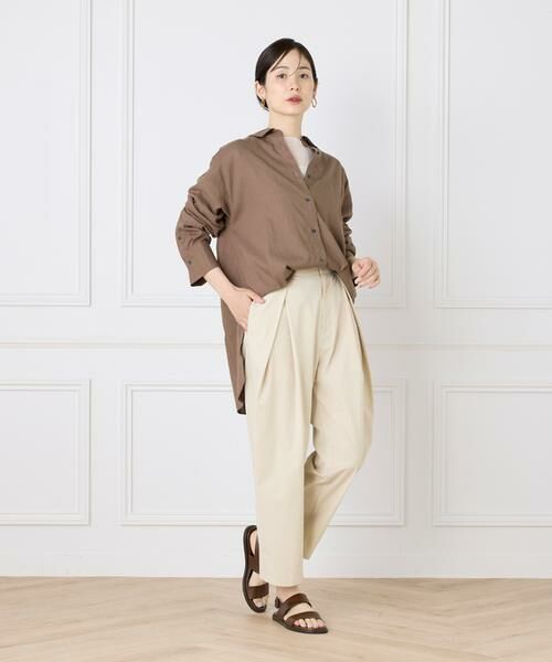 I.T.'S. international / イッツインターナショナル シャツ・ブラウス | オーバーサイズリネンシャツ《FUDGE 7月号掲載商品》 | 詳細17