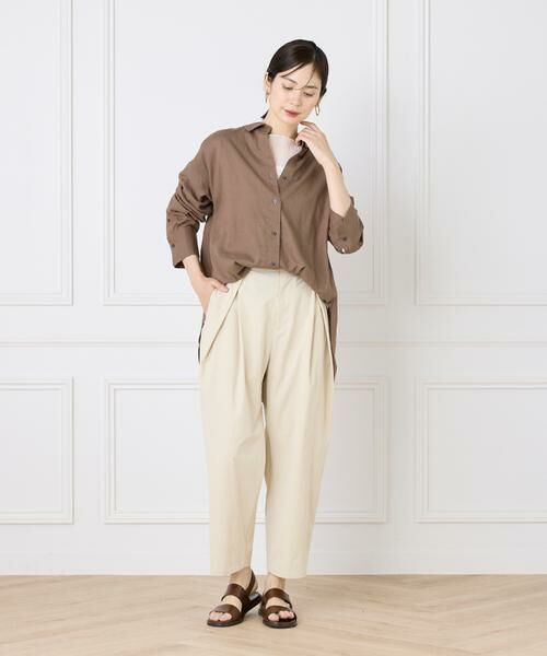 I.T.'S. international / イッツインターナショナル シャツ・ブラウス | オーバーサイズリネンシャツ《FUDGE 7月号掲載商品》 | 詳細18